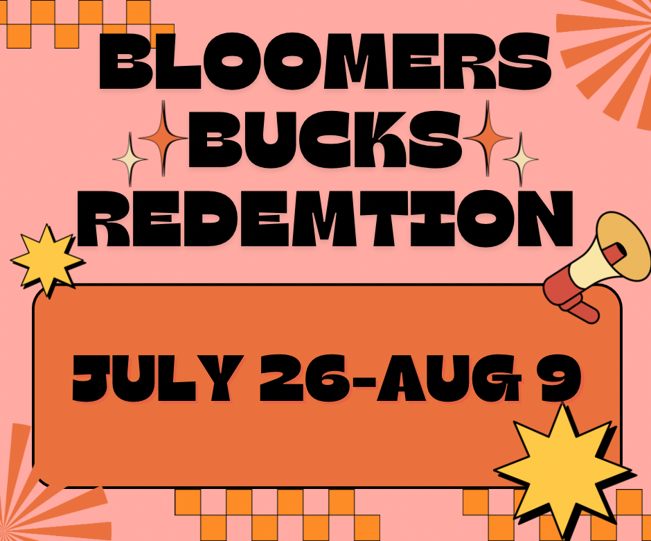 Bloomers Bucks Redemption, big sale, special deals, discount, plants, Garden Center, Sale, Beier's Greenhouse